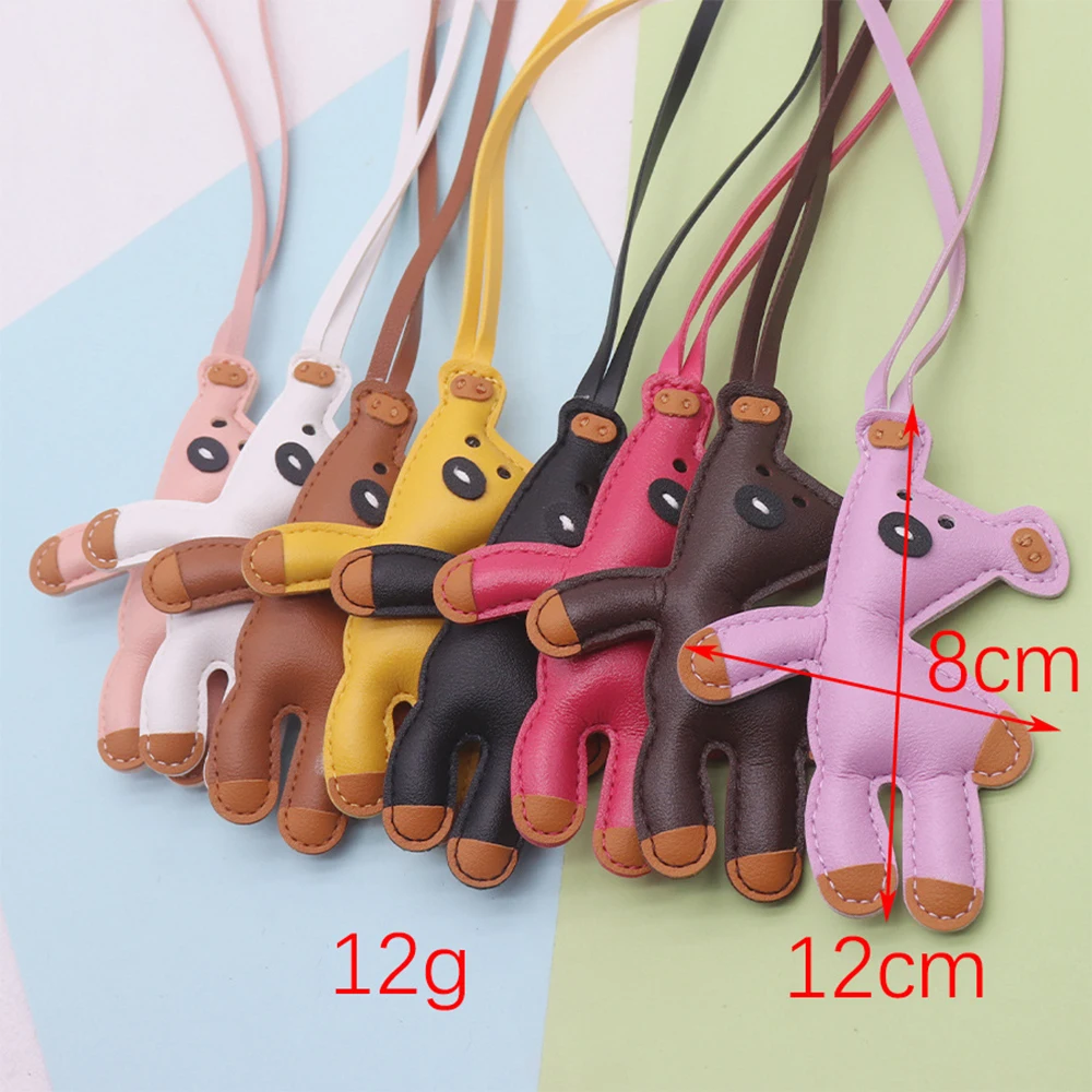 Bear Bag Charm, Cute Bear Charm for Purse Handbags Bag Accessories Car Charms PU Teddy Bears Key Charms