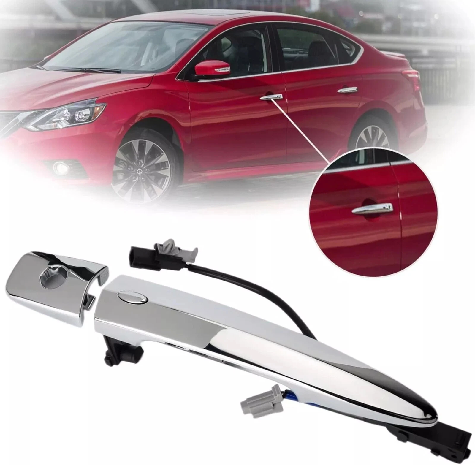 

Car Front Exterior Door Handle Left Right For Nissan Sentra 2013-2018 For Murano Maxima 2009-2014 For Leaf 2011-2017 806469N00A