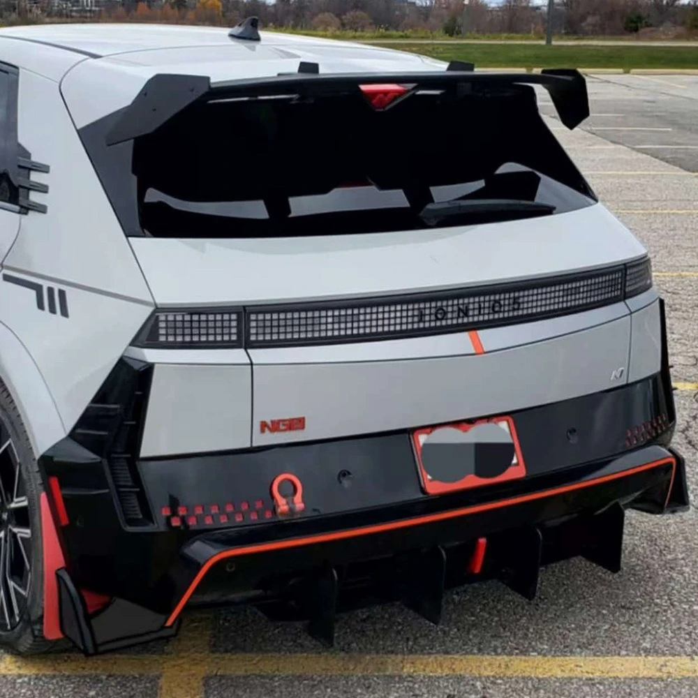 Für 2023-2025 Hyundai Ioniq 5 N Heckdiffusor Lippe Splitter Karosserie-Kit Zubehör