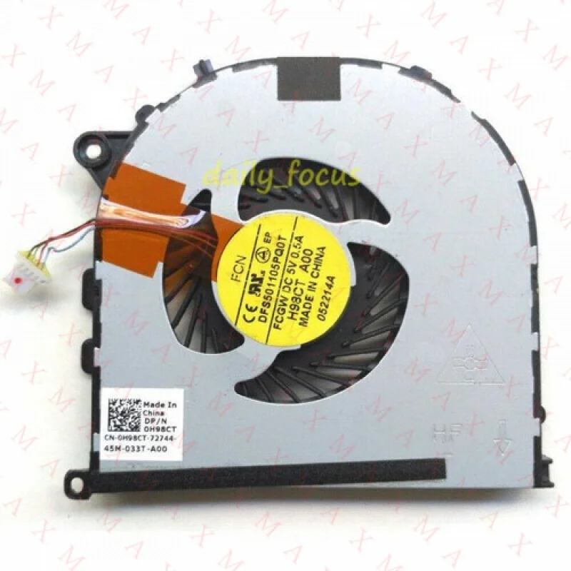

LL NEW For Dell XPS 15-9530 15 9530 M3800 0H98CT Laptop CPU Right Cooling Fan