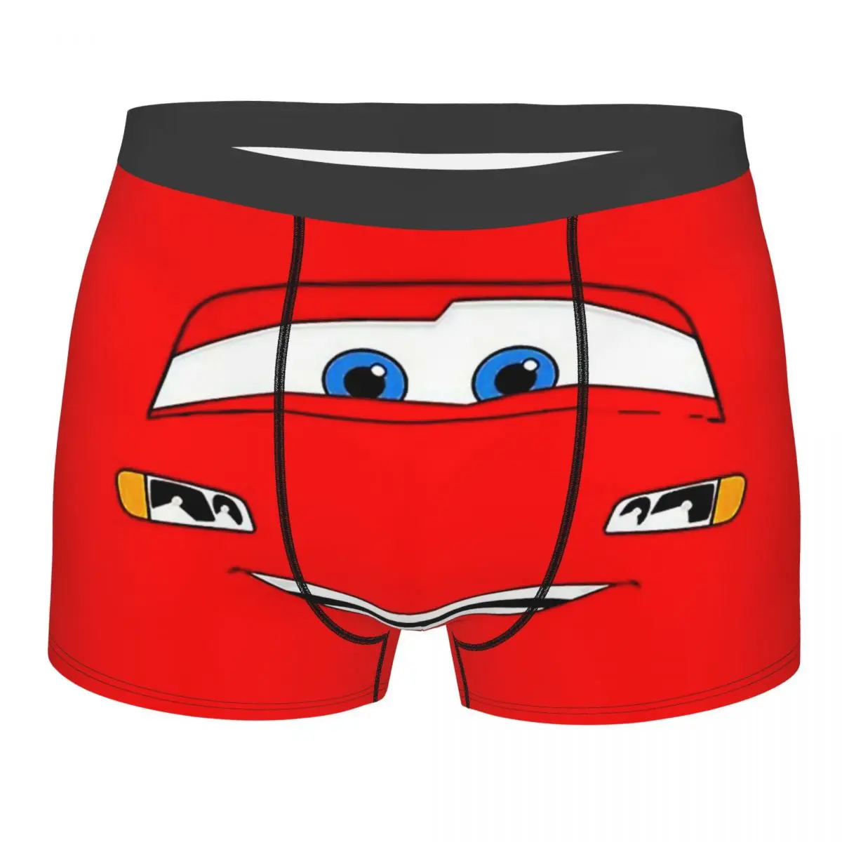 

Custom Cartoon Lightning Mcqueen Cars Underwear Men Breathable Boxer Briefs Shorts Panties Soft Underpants For Homme