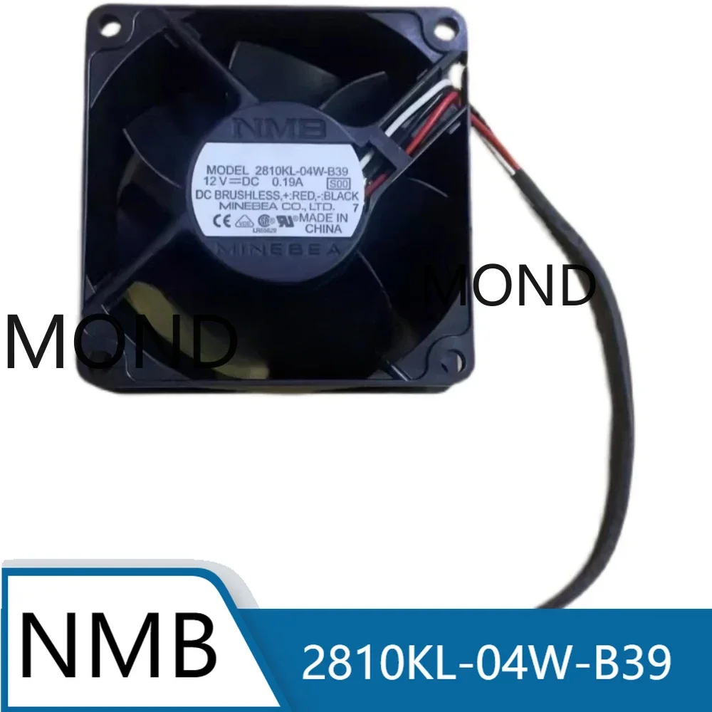 

NMB 2810KL-04W-B39 Server Cooling Fan NMB-MAT for High Air Silent Projector Chassis CPU Inverter Radiator 12V 0.19A 7025 New