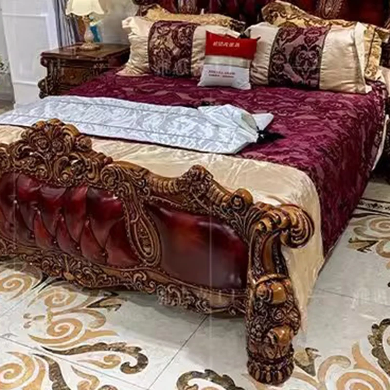 Design Multifunctional Bed Beauty Massage Castle Modern Bedroom Bed Queen Headboards Sleeping Camas De Casal Salon Furniture image 4