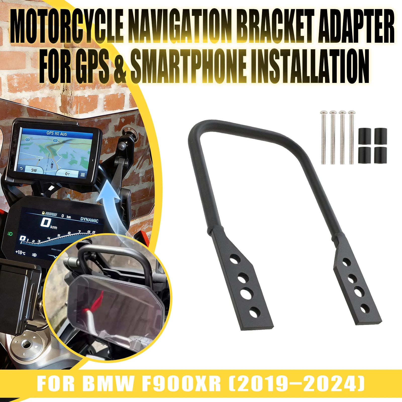 Motorcycle Windshield Stand Holder For F900XR F 900 XR 2019 2020 2021-2024 Phone GPS Navigation Plate Bracket Mount Support