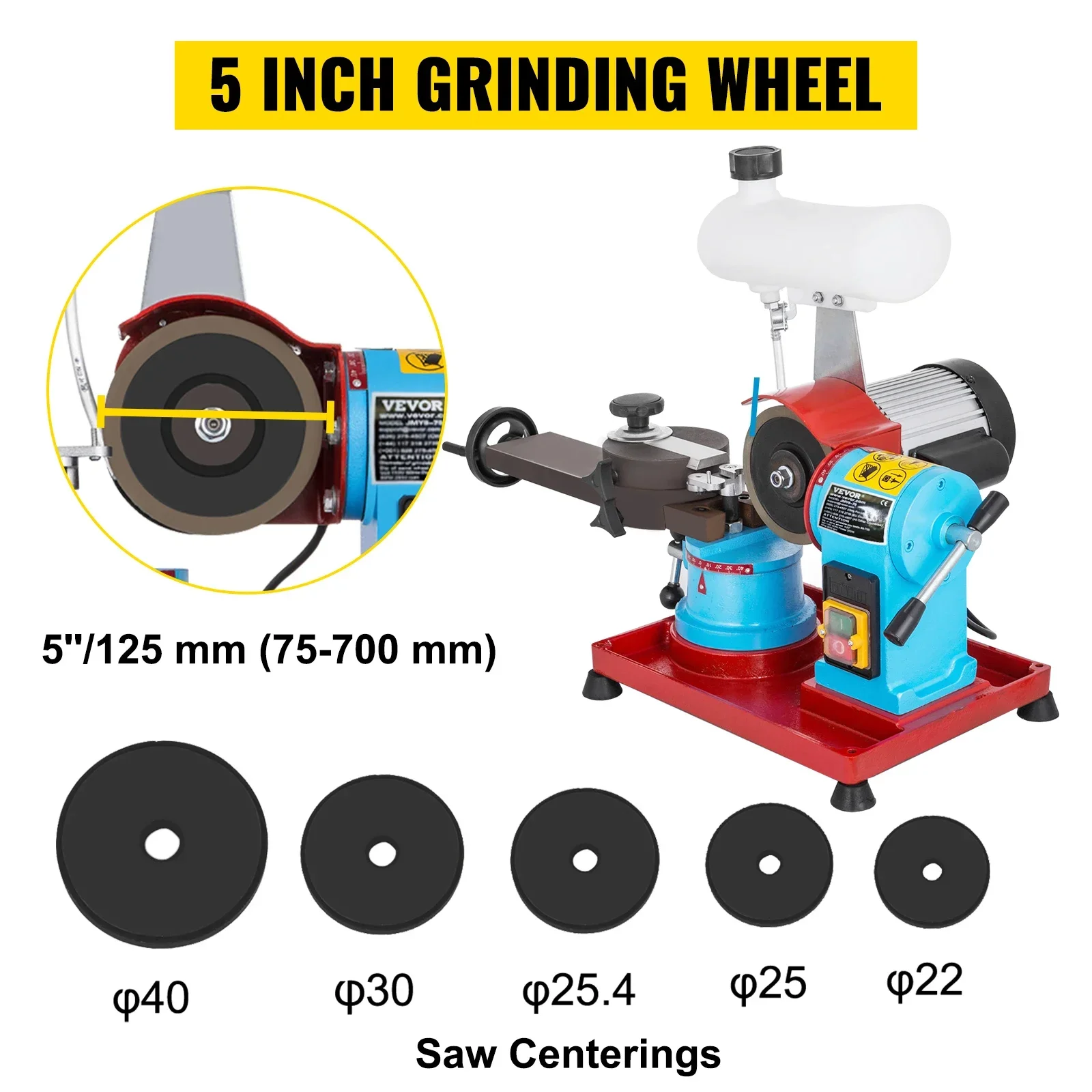 Blade Sharpener Rotary Angle Water Injection Grinder TCT Saw s Polishing Machine Sharpening 370W   Grinding 