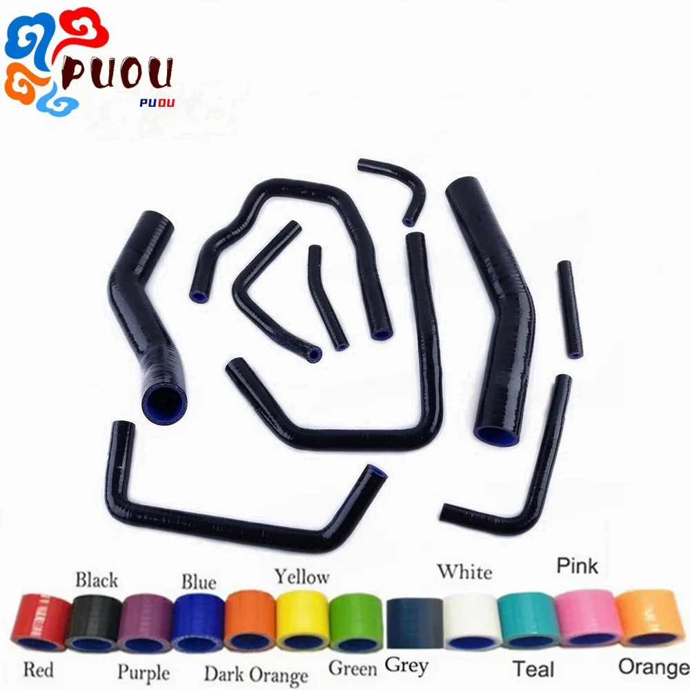 

Silicone Radiator Heater Hoses Pipe Kit Fit TOYOTA LAND CRUISER HDJ80 1HD-T 4.2L 90-97