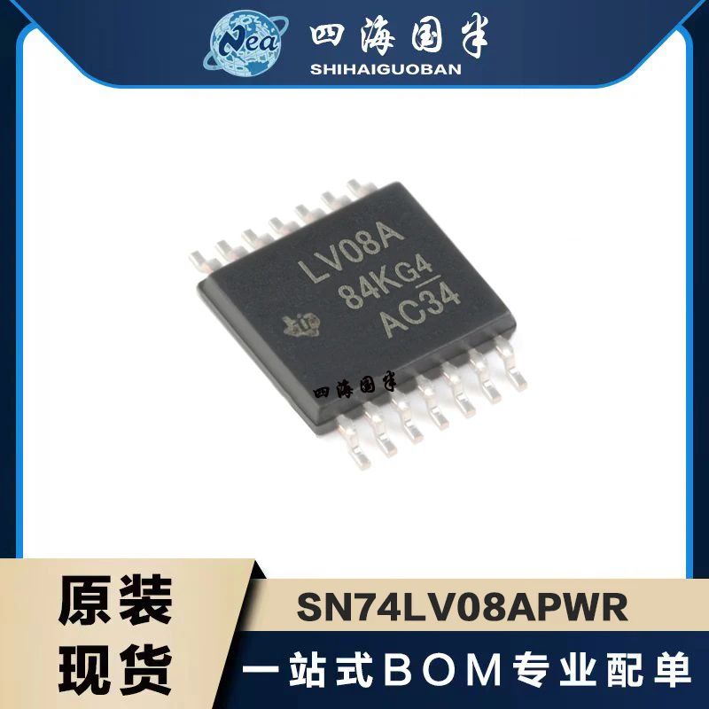 

20PCS SN74LV00APWR SN74LV02APWR SN74LV04APWR TSSOP14 SN74LV08APWR SN74LV10APWR 4-ch 2-input 2V-5.5V Logic Gate/Inverters