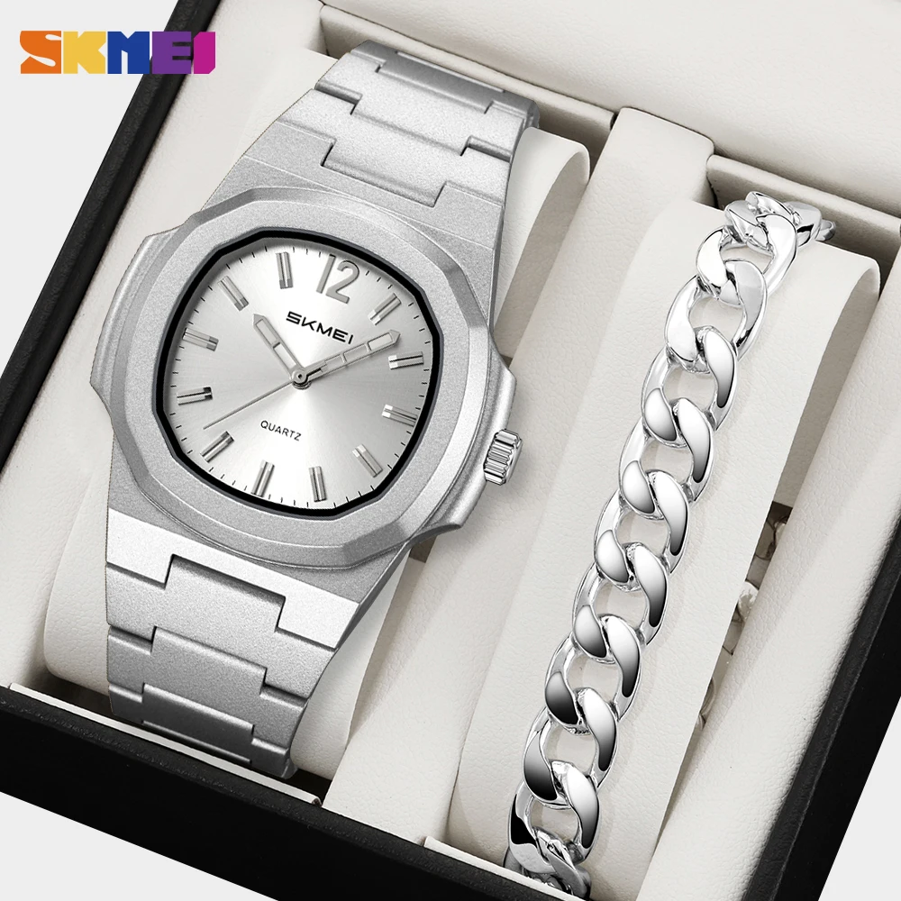 SKMEI Moda Orologi Hareketi Kuvars Saatler Spor Saat Izle Erkekler Kadınlar Için Su Geçirmez Kol Saati ve Bracele Horloges Mannen