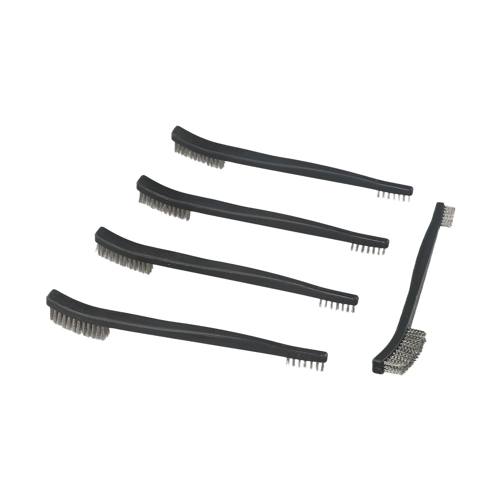 Hand Tools Brush 170mm 5pc Brass Cleaning Polishing Double Head Metal Rust Wire Set Light Scrubbing Accessories