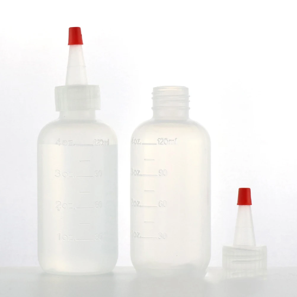 

10pcs Plastic Squeeze Bottle with Scale Sauce Dispenser Condiment Bottle Durable PE Material Leakproof for Ketchup for Sandwich