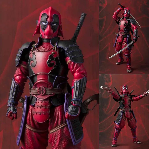 

17CM Marvel Action Figure Deadpool Deadpool Wolverine Figuarts Joint Movable Model Movie Desktop Decor Toys Kids Gifts