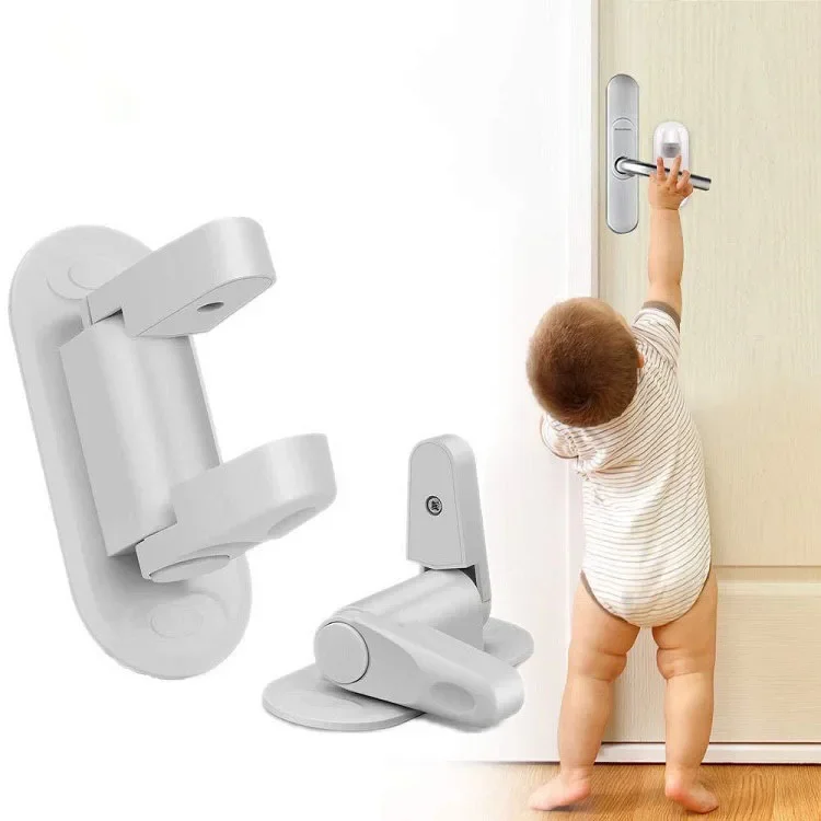 Children's Safety Lock Baby Door Anti-clip Hand Protection Drawer Lock Buckle Anti-cat and Dog Door Opening Window Cabinet Door