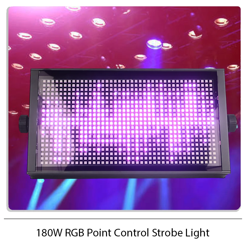 

180 Вт RGB точечное управление стробоскопом с эффектом мытья вспышки DMX512 для DJ Disco Party, свадьбы, клуба, бара, сценического шоу, освещения