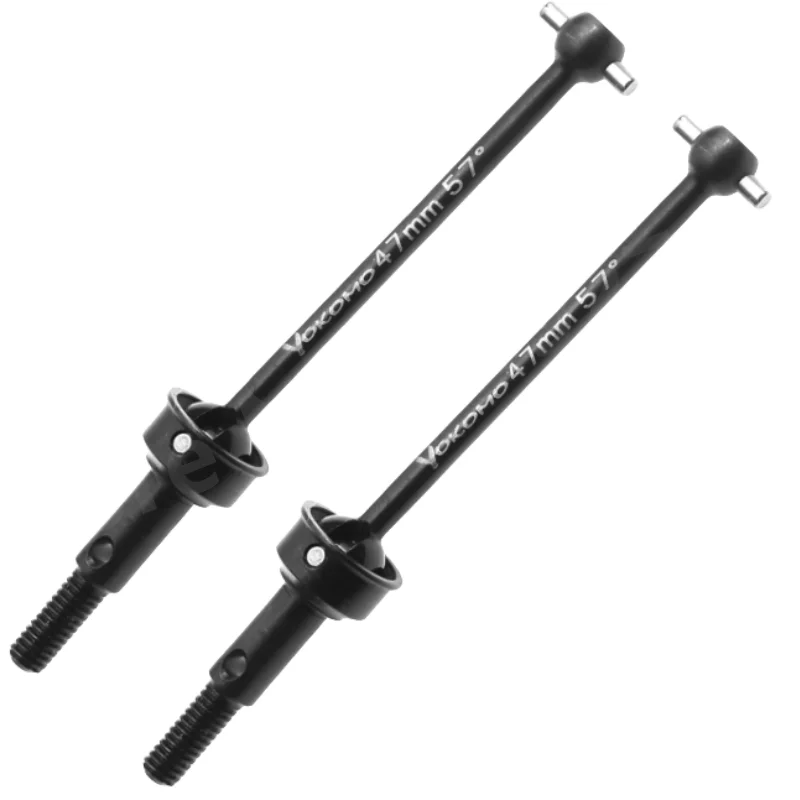 2Pieces Metal Yokomo YD2/YD-4 Y4-010-A 47mm Bone Universal Drive Shaft CVD Parts Accessories For 1:10 4WD RC Drift Car