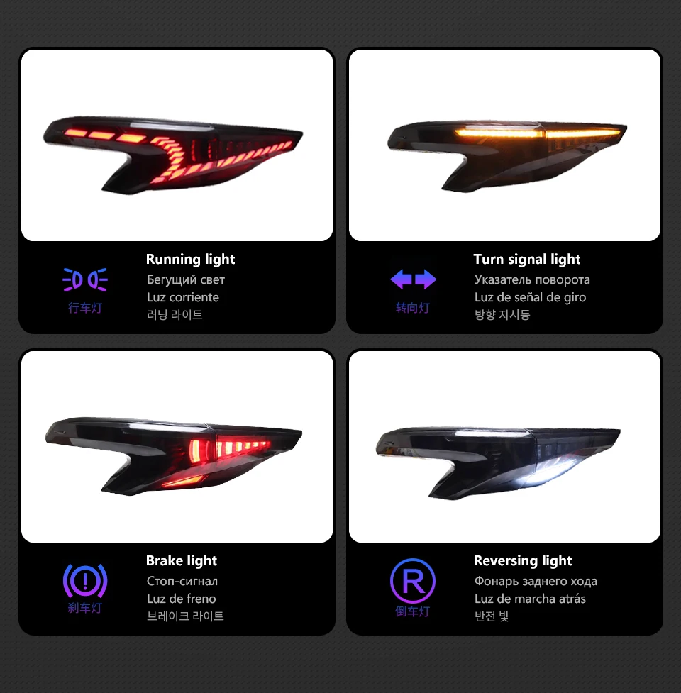 

Автомобильные фары для Toyota Sienna, светодиодный задний фонарь 2021-2023, задний стоп-сигнал Sienna, стоп-сигнал DRL, автомобильные аксессуары заднего хода