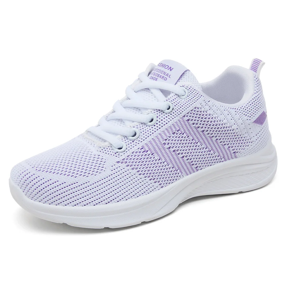 Women's shoes 2024 mesh breathable comfortable sports shoes soft sole lightweight fashion casual shoes