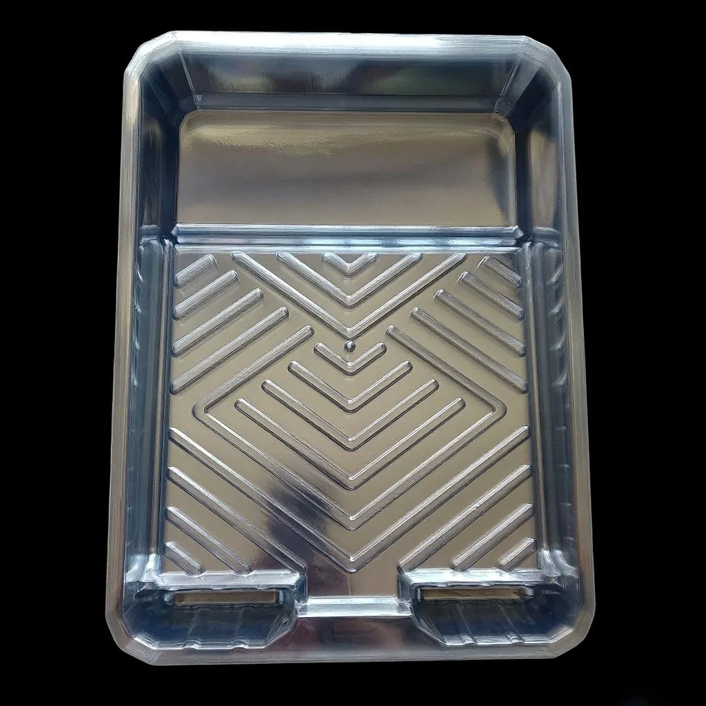 

11 pieces of 9-inch paint tray set, 1 plastic paint tray+10 transparent pads, color coded and painted for easy replacement