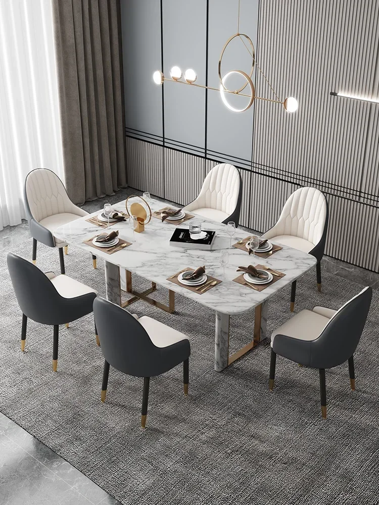 Sedia da pranzo per la casa in legno massello Nord Europa Sedia moderna di fascia alta Ristorante Tavolo da pranzo Sedia Mahjong Sgabello in pelle