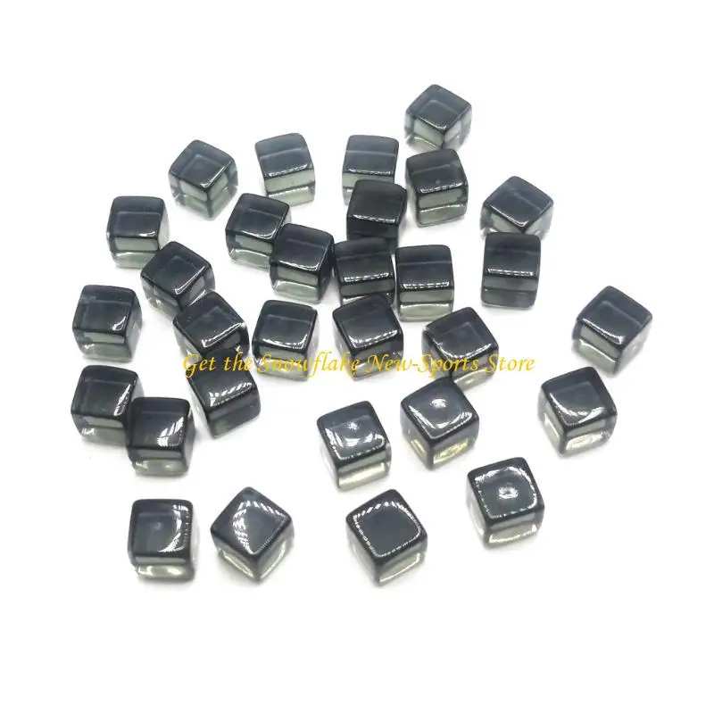 

E56D шт., квадратные угловые пустые кубики, прозрачная настольная игра, красочные кубики, образовательная игрушка