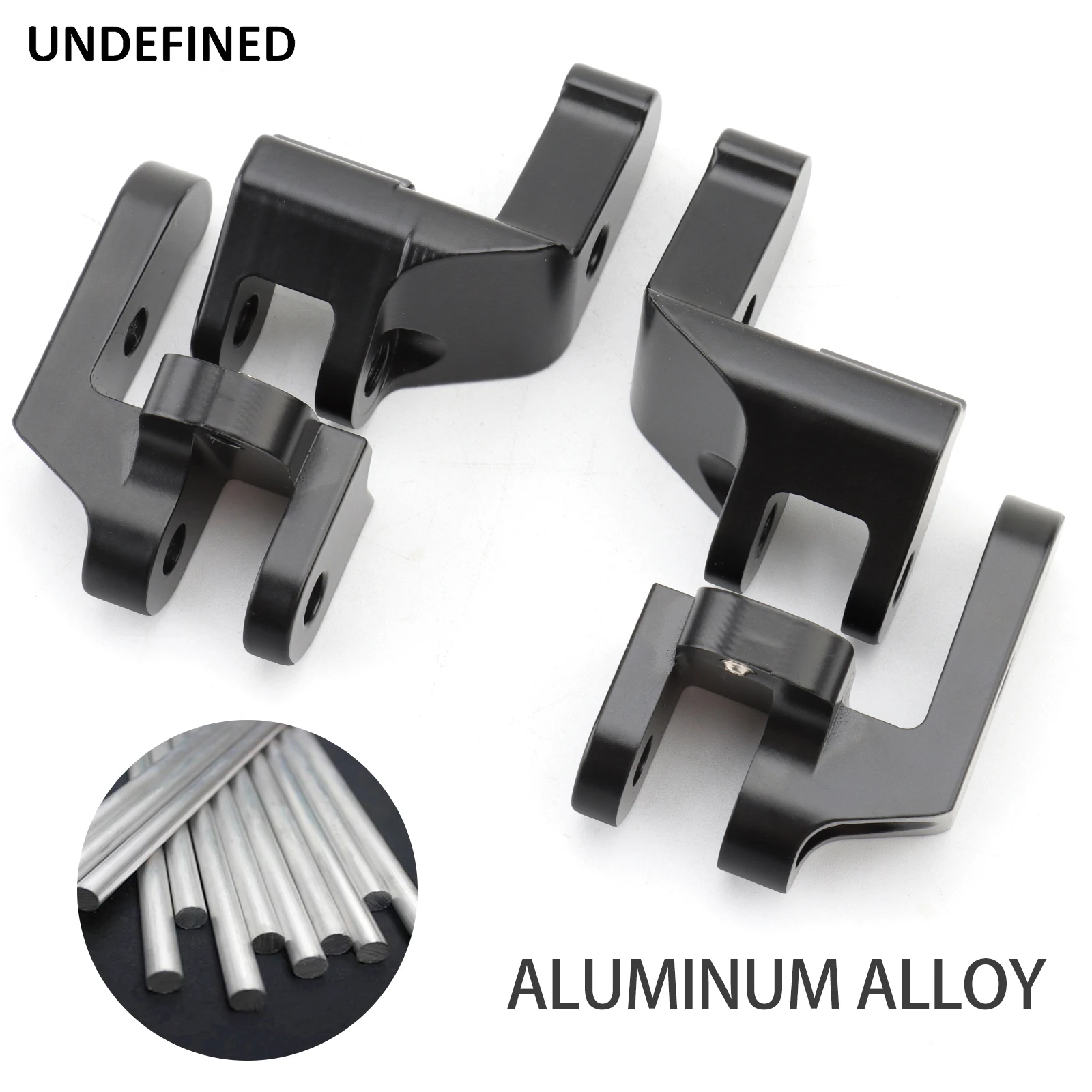 Motorcycle Aluminum Front Floorboard Relocation Brackets Kit For Harley Touring Road Electra Street Glide Road King 1997-2016