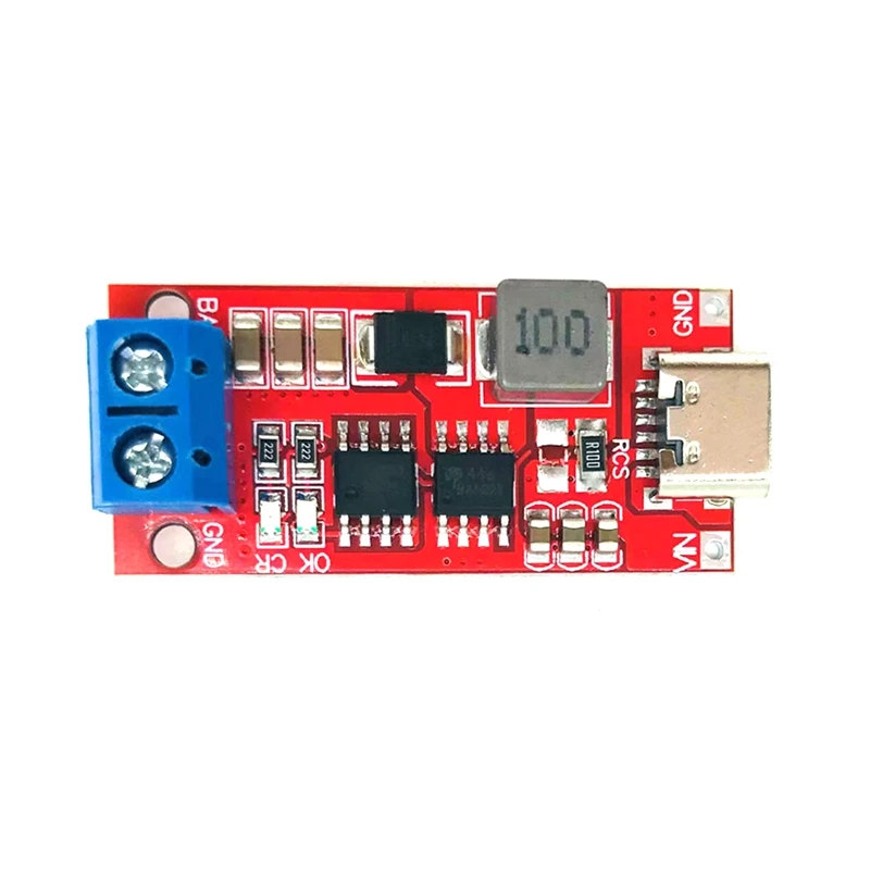 Type-C 2S Boost Module Polymer Lithium Ion Battery Charging Module 18650 Lithium Battery Charging Board