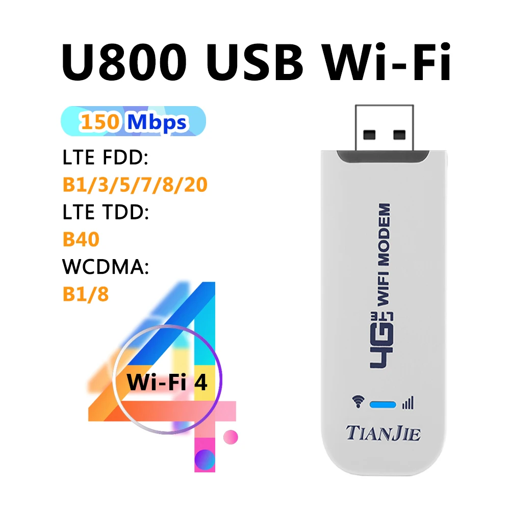 TIANJIE 4G MIFI LTE موزع إنترنت واي فاي محمول واي فاي 6 3000mAh جيب شبكة متنقلة SIM راوتر واي فاي نقطة اتصال لألعاب الأعمال