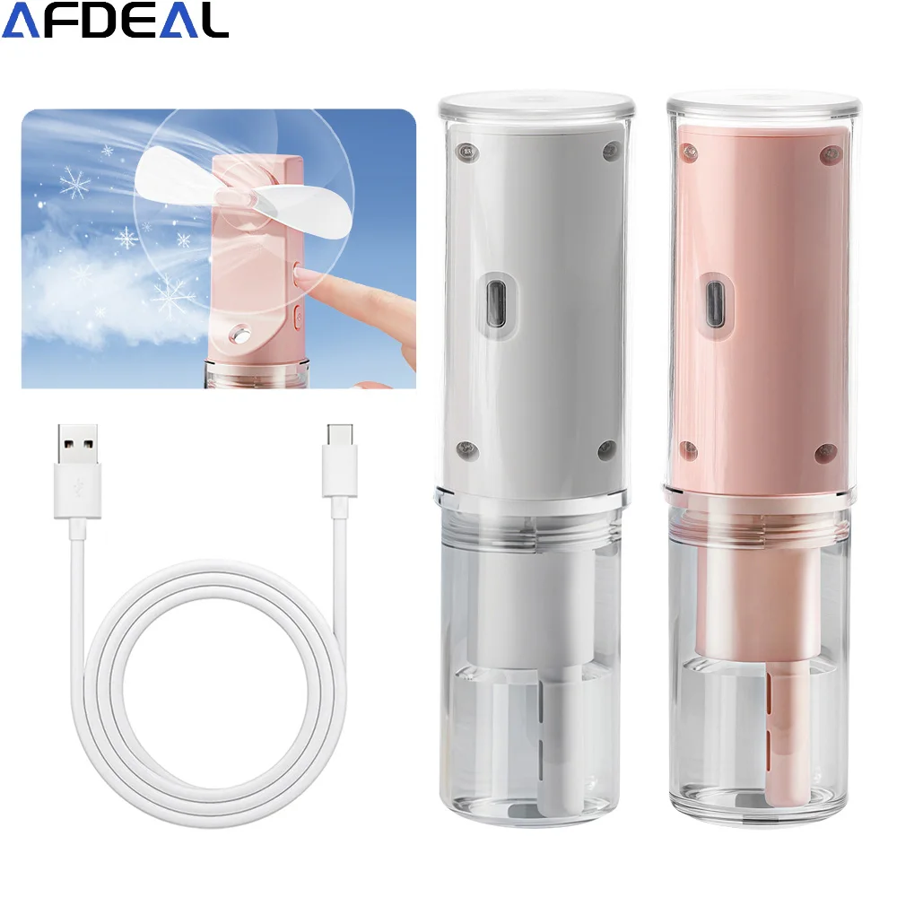 

Портативный ручной распылительный вентилятор, увлажнитель для лица, распылитель воды, вентилятор тумана, домашний офис, общежитие, открытый USB, мини-вентилятор для кемпинга, воздушного охлаждения