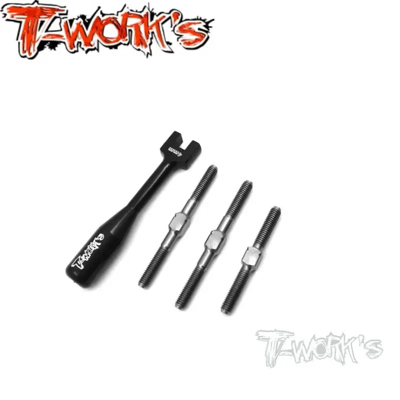 

Original T works TB-080 64 Titanium Turnbuckle Set For Xray X1 Rc part