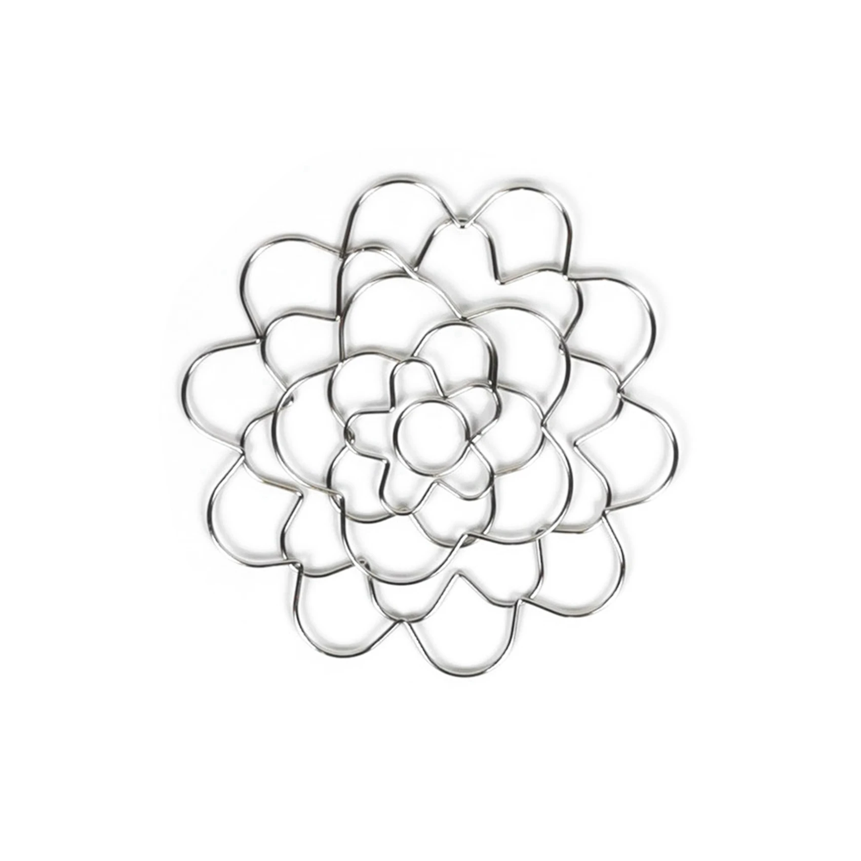 【CYBER MONDAY】2X Flower Arrangement Holder Flower Arrangement Assistant Reusable Stainless Steel 4Inch