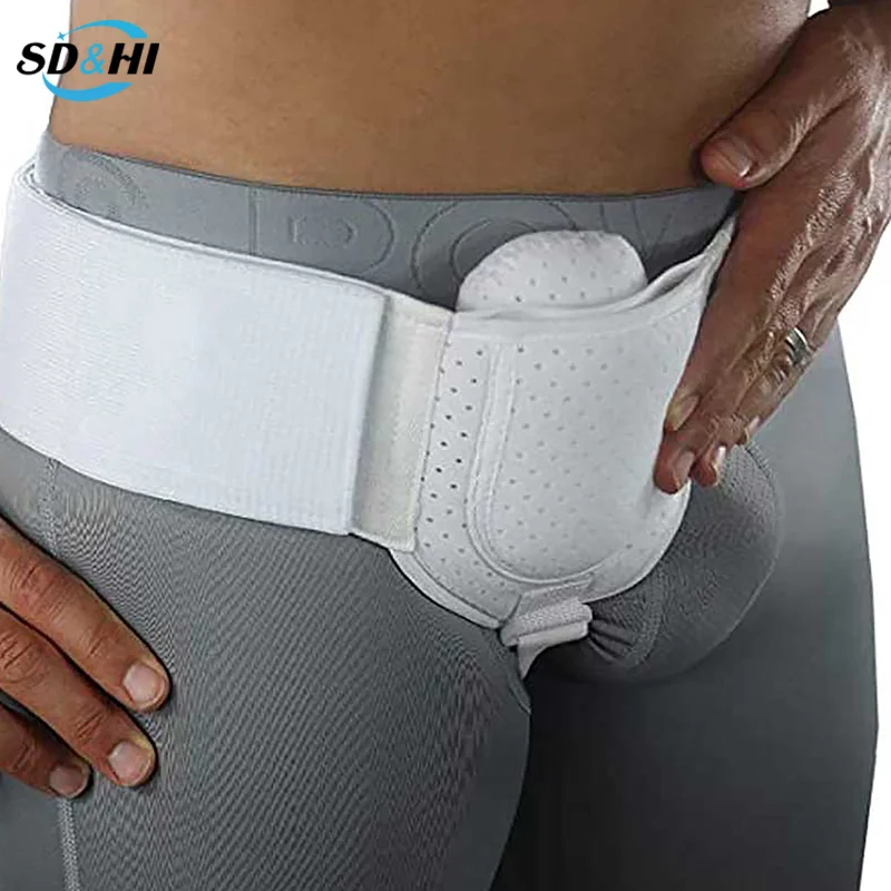 Ceinture herniaire respirante pour sports inguinaux, botte de soutien, sangle de récupération, environnement, instituts oto, 1 pièce