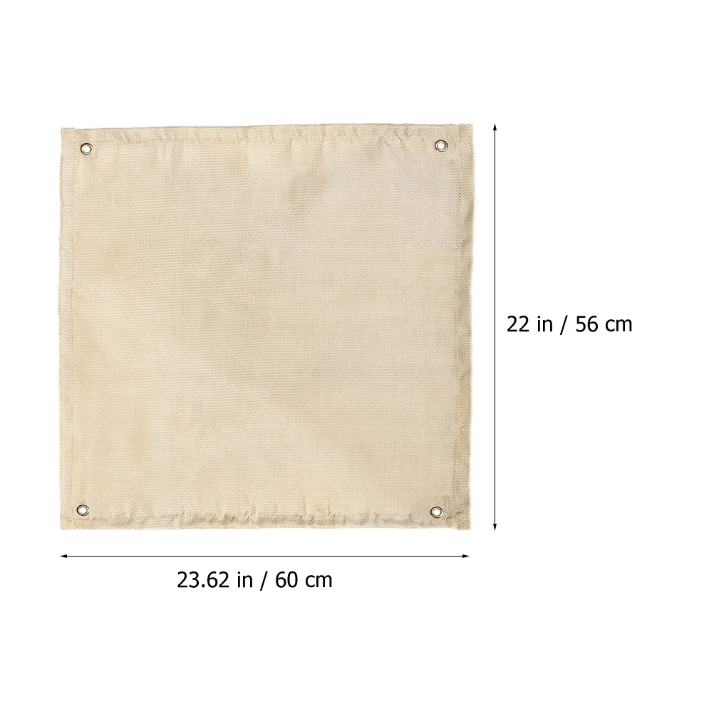 بطانية مقاومة للحريق التخييم حصيرة مقاومة للحريق الألياف الزجاجية الحرارية واقية في الهواء الطلق شواء سطح السفينة حامي المحمولة السلامة من الحرائق