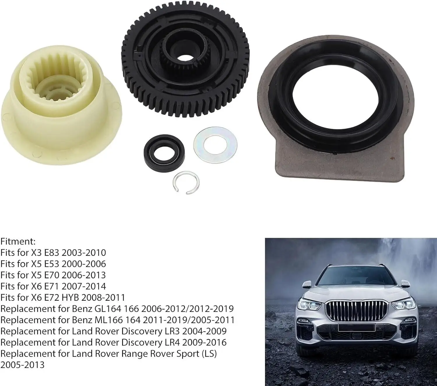 27102413711 Transfer Case Actuator Motor Gear Repair Kit For BMW X3 E83 X5 E53 E70 27107541782 27107566296 27107568267