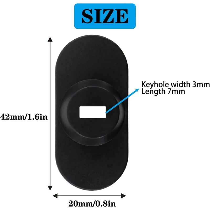 Trou de Verrouillage Antivol pour Ordinateur Portable et Tablette, Pièces de Base de Verrouillage de Sécurité, 5 Pièces