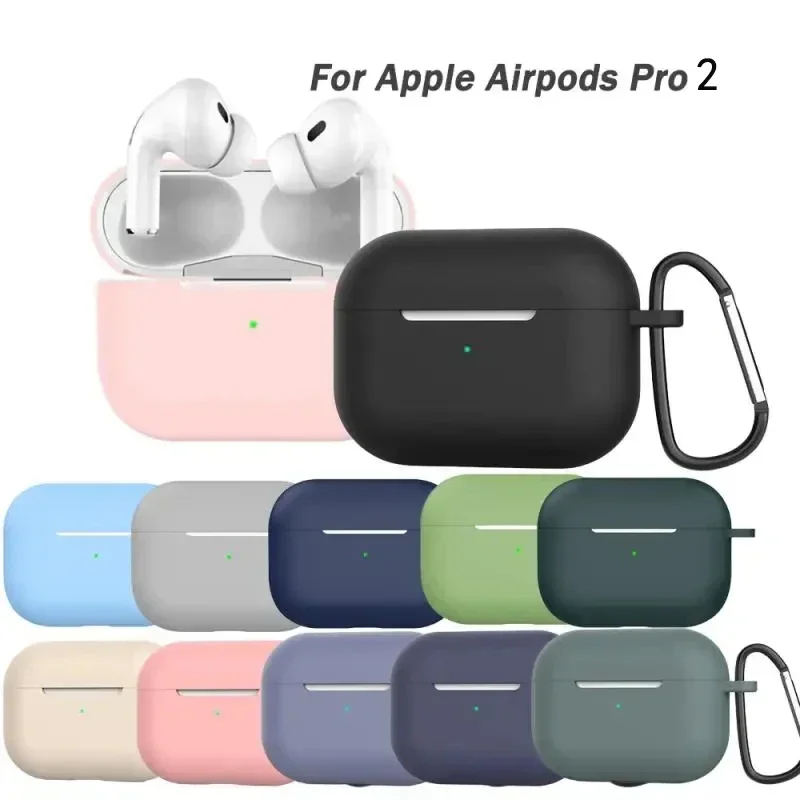 

Case For Apple Airpods Pro 2 Case earphone accessories Bluetooth headset silicone Apple Air Pod Pro 2 cover airpods Pro2 case