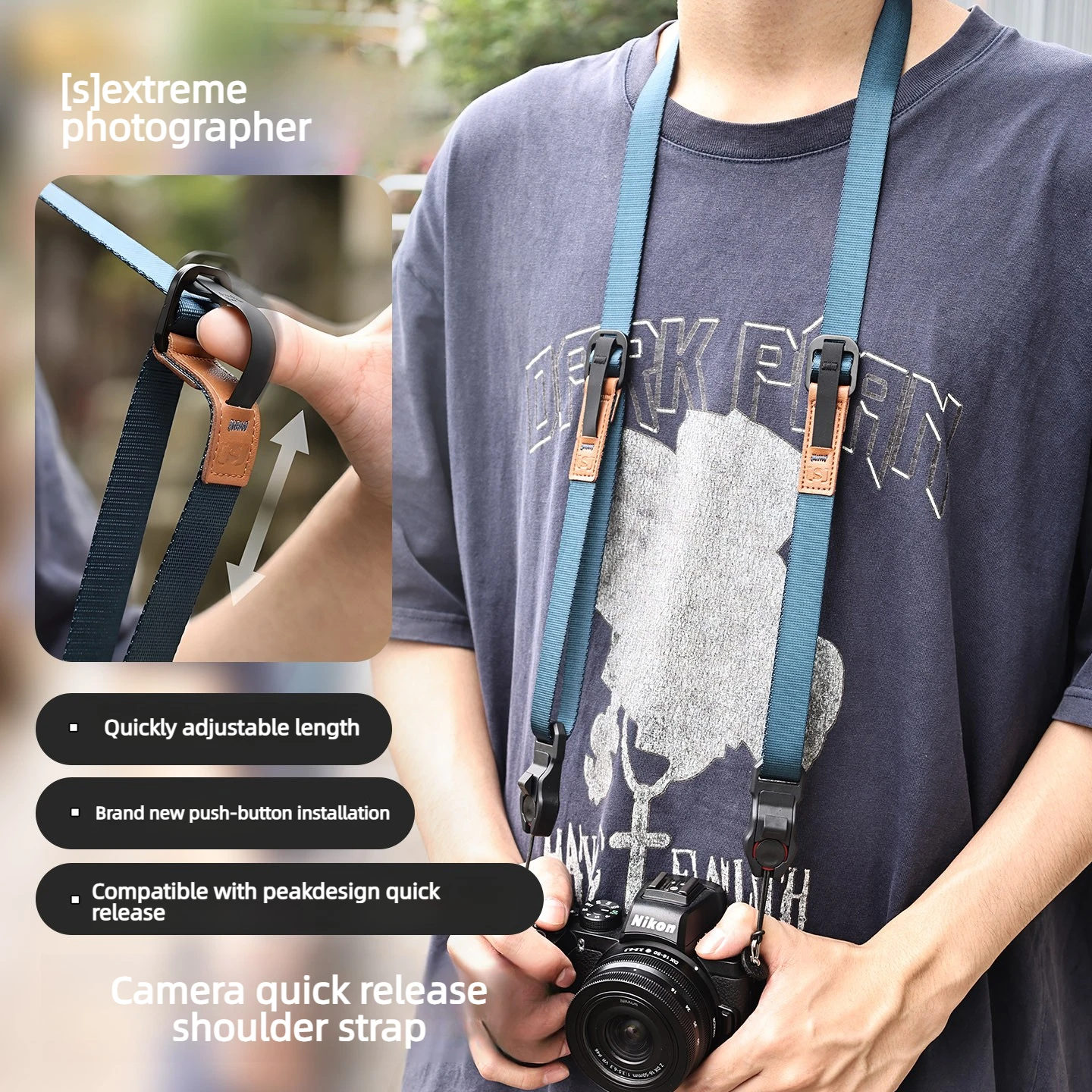 Camera Quick Release Strap Compatible for Canon Sony Fuji XM