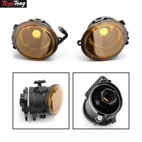 2*Yellow Lens Bumper Fog Lights Lamps Kit Fit For 2001-2006 BMW E46 M3 4 Door