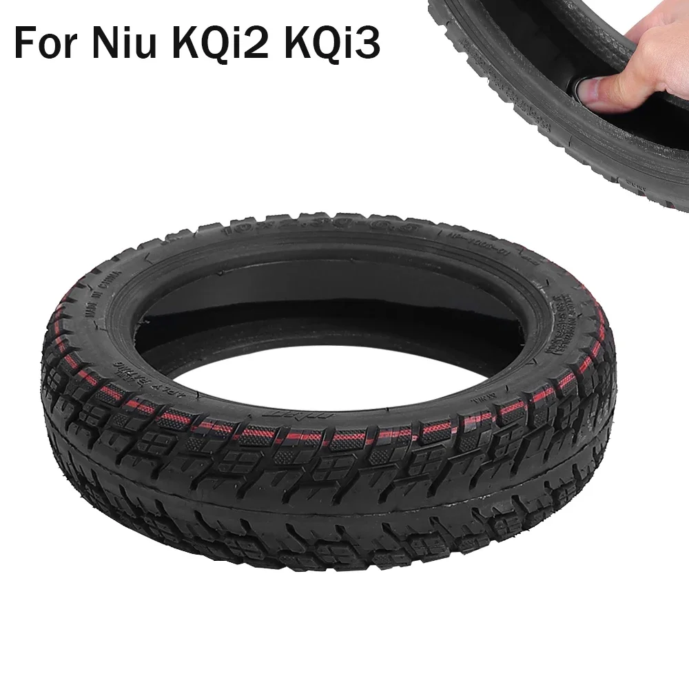 10x2.3-6.5 Self-Healing Jelly Vacuum Tyre For NIU KQi2 Kick Scooter KQi3 Electric Scooter Off-road Tubeless Tire With Valve Part