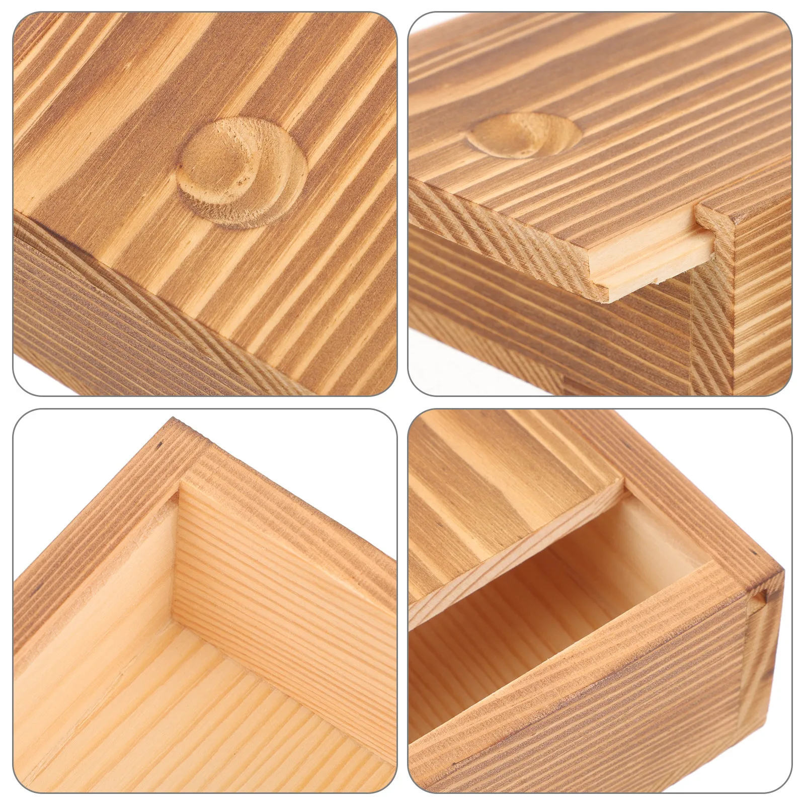 

Маленькая деревянная коробка с крышкой, органайзер для ювелирных изделий, чехол для безделушек, подарочная коробка в стиле ретро, серьги, кольца, ожерелья, браслеты, безопасный легкий вес