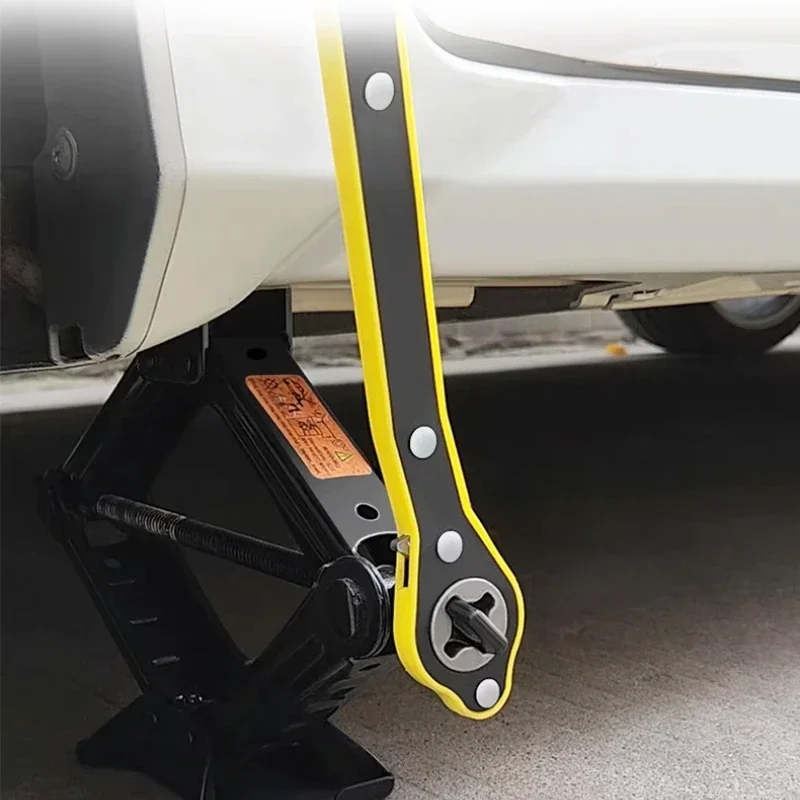 

Авто трудосберегающий домкрат, ключ с трещоткой, ключ для снятия шин, крестообразный автомобильный трудосберегающий ключ, коромысло