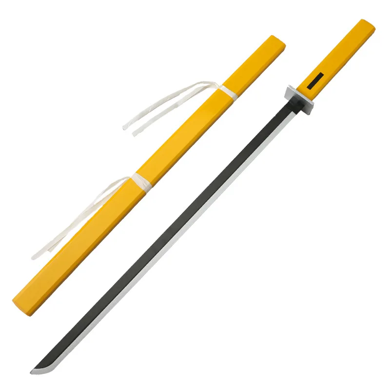 Épées Katana terrestres de la brillante, 101cm/39.76 pouces, avec gaine, en bambou, périphériques d'anime, modèle d'armes, accessoires de Cosplay, fournitures de fête