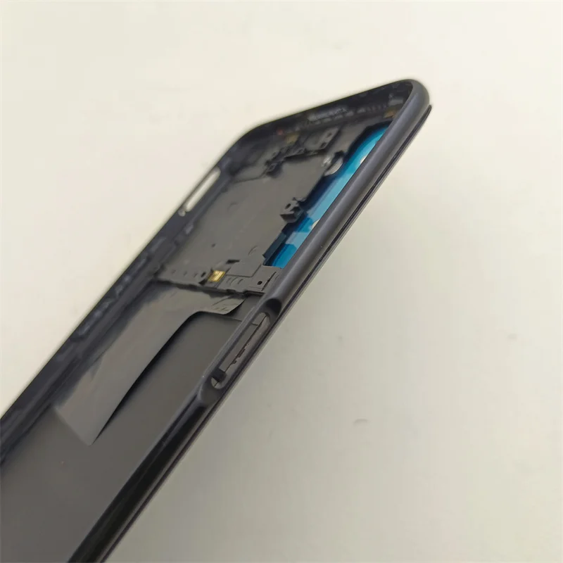 For OPPO Realme 6 Pro RMX2061 RMX2063 Full Housing Phone Middle Frame Housing Cover With Rear Glass Battery Door Replace