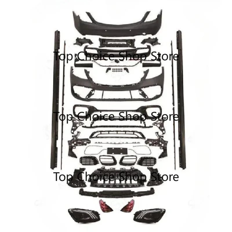 bodykit  bz S-Class S63 Encircle W222 modified S63  model front rear bumpers 14-17 rear lip tail throat kit