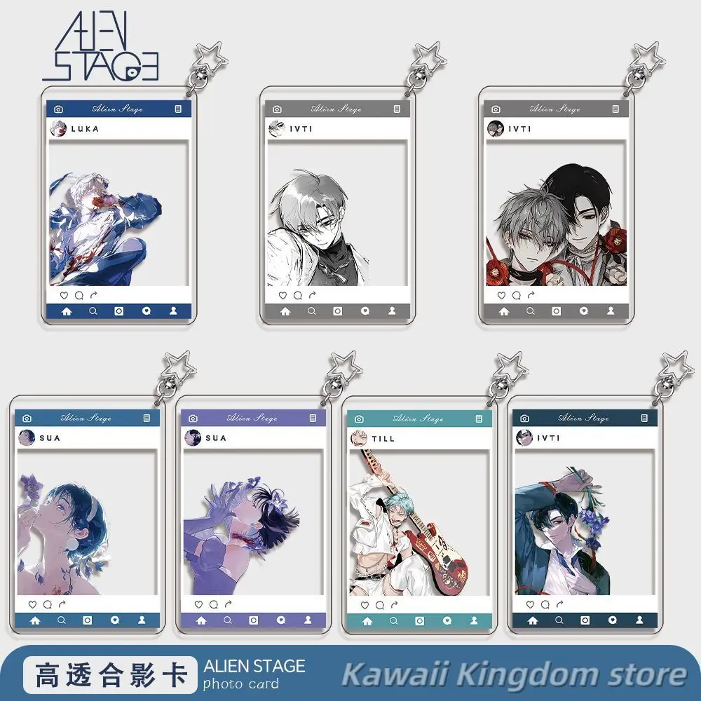 Инопланетянин Мизи Sua Till Ivan Hyuna Luka Косплей Аниме Фотокарта Прозрачная карта Акриловый кулон Коллекционный орнаментИгрушка в подарок