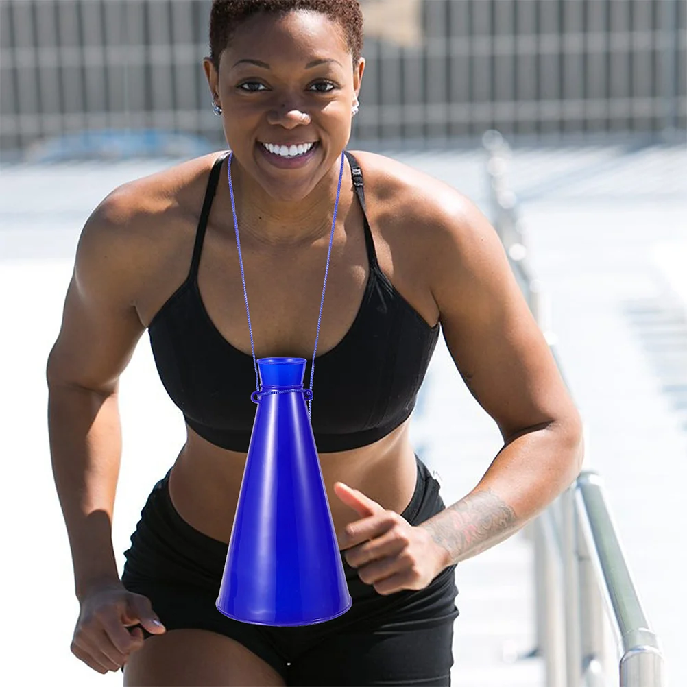 4Pcs 파티 응원 메가폰 플라스틱 소음 발생기 축구 경기 스포츠 파티 생일 축하 팬 액세서리에 적합