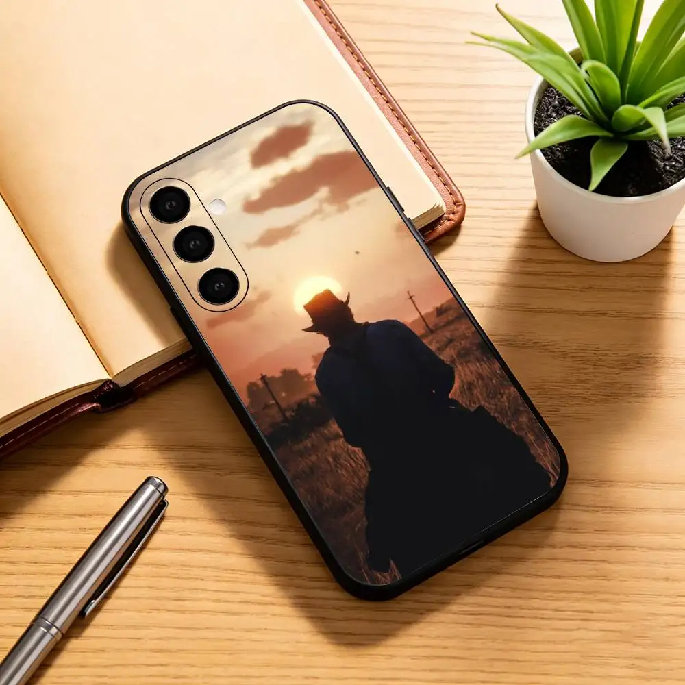 R-Red D-Dead R-Redemption  Phone Case Black Silicone Soft For Samsung Galaxy A73,A72,A71,A70,A53,A52,A51