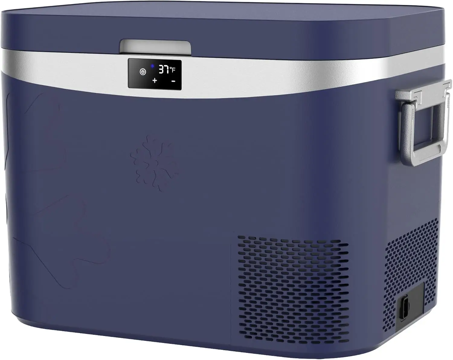 

Портативный автомобильный холодильник 12В, 19 кварт, компрессорный морозильник-охладитель для кемпинга, путешествий и домашнего использования