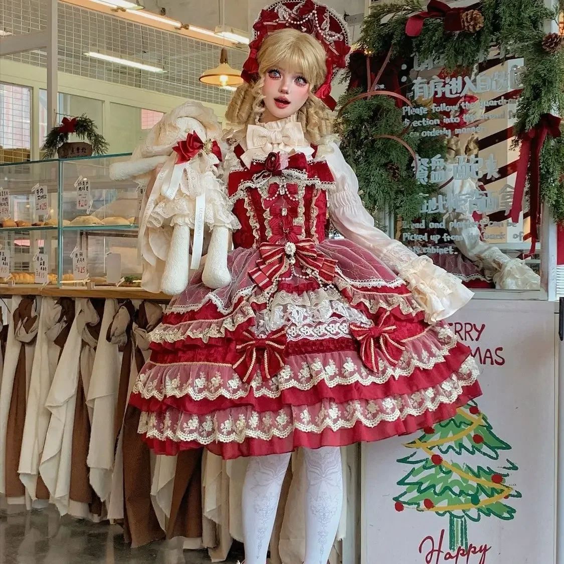 IUM JKS Skirt Y2K Japanese Lolita Strap Dress Kawaii Sleeveless Lace Cosplay Outfit Girl Retro Elegant Daily Party Dress 2026 Su view 2