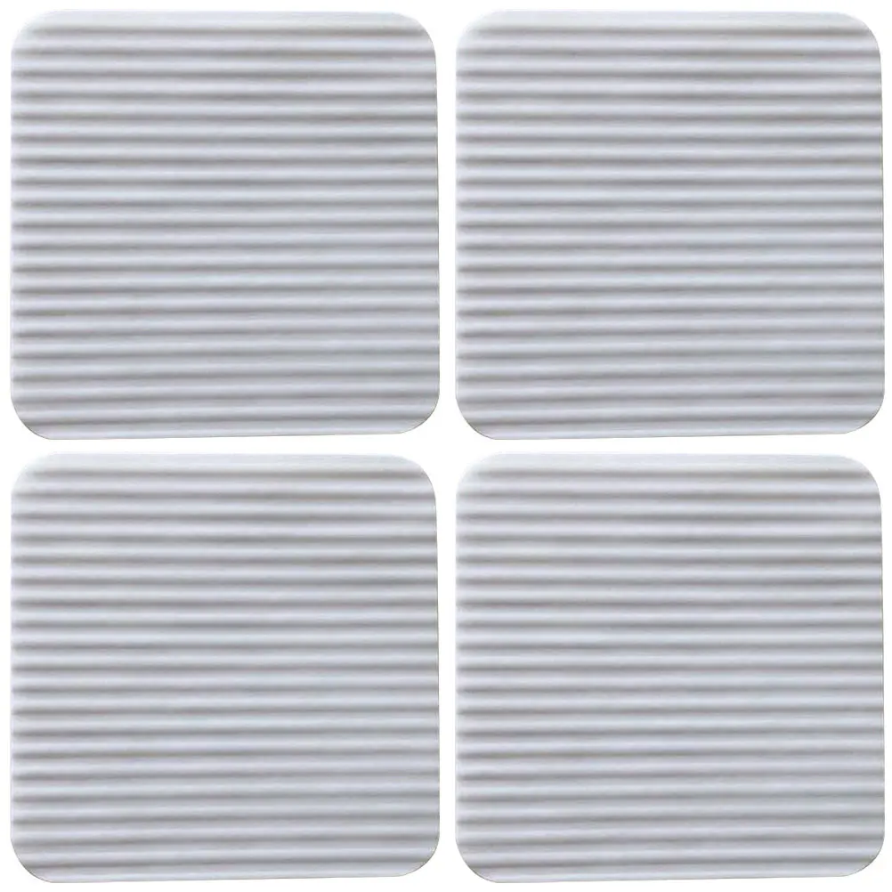 4Pcs Removable Rug Tape Carpet Pad Gripper for Area Rugs on Hardwood Laminate Tile Floors Prevent Slipping Moving Curling Safely