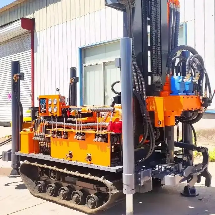 Customized Advanced 150-160m Pneumatic Water Well Drilling Rig For Civil Water Well Drilling Machine