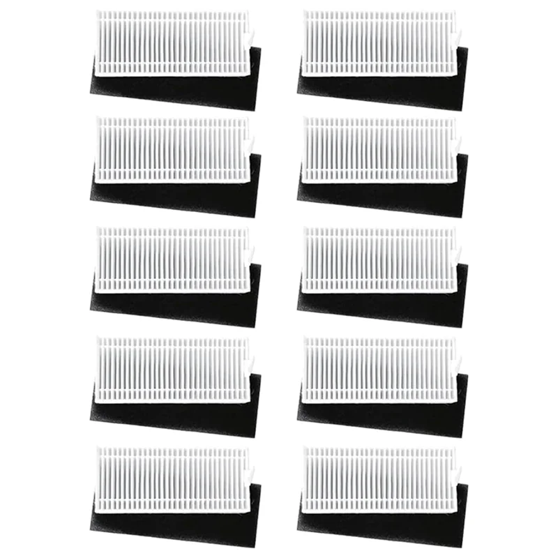 

ABNL 10 шт. Hepa-фильтр для Tikom G8000/G8000 Pro для Honiture G20 для робота-пылесоса Laresar Evol 3, запасные части, фильтры